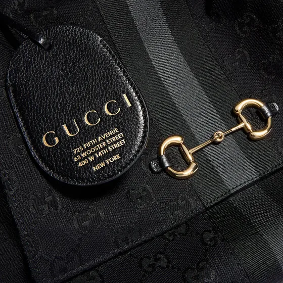 Gucci Horsebit Medium Shopperveske Sort Shopperveske