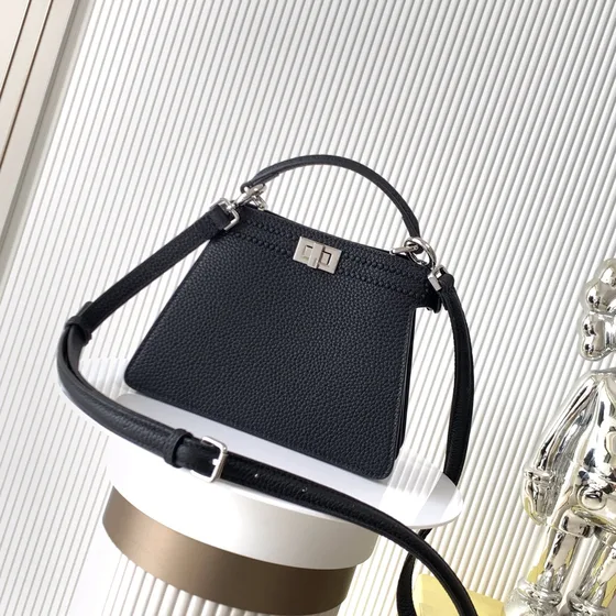 Fendi Peekaboo Black Top Handle