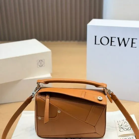 Loewe Puzzle Bag Tan Crossbody