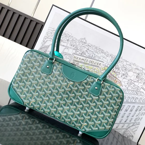 Goyard Saint Martin Bag Xanh lá Top Handle