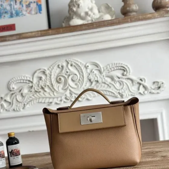 Hermes 24 24 Beige Top Handle