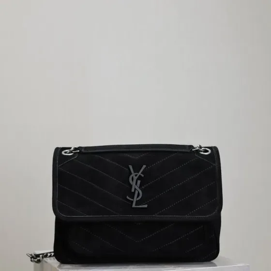 YSL Niki Medium Black Crossbody