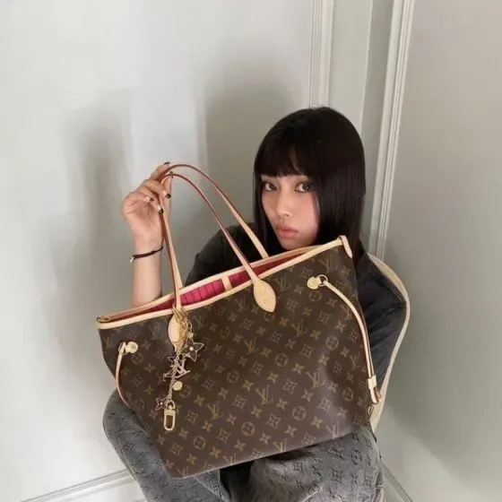 Louis Vuitton Neverfull Brown Tote Bag