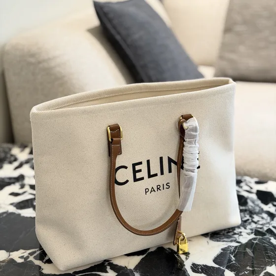 Celine Cabas Beige Tote Bag
