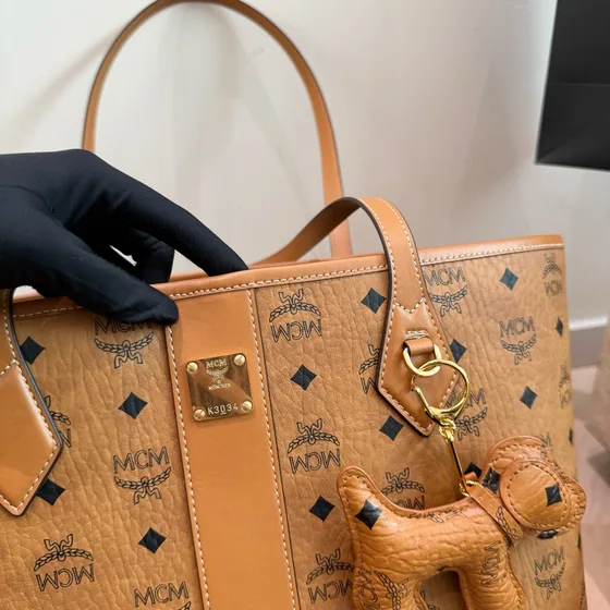 MCM Toni Tote Cognac Shopperveske