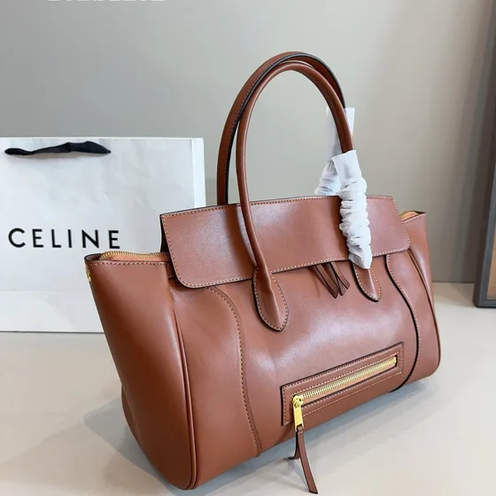Celine Tie Tote Coklat Tote Bag