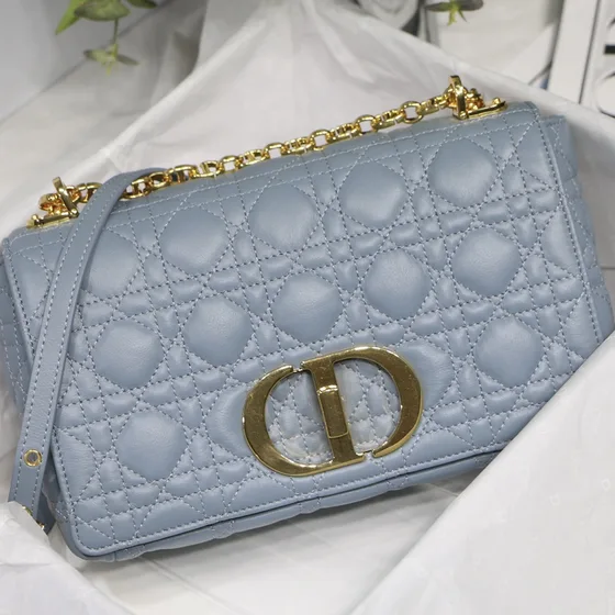 Dior Dior Caro Light Синий Сумка на плечо
