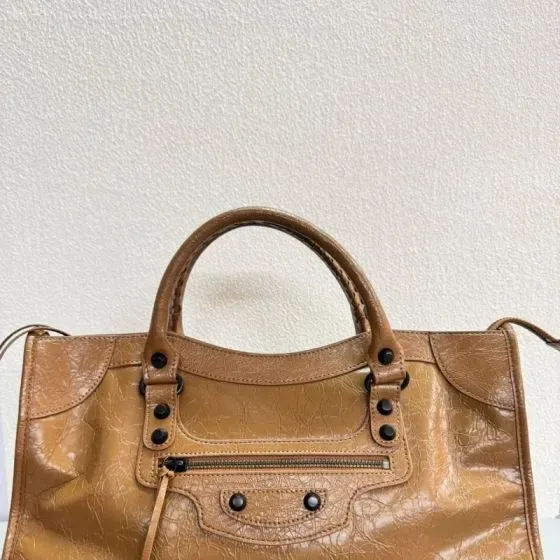 Balenciaga Le City Bag Caramel Brown Top Handle