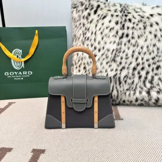 Goyard Sa gon Pm Grey Top Handle