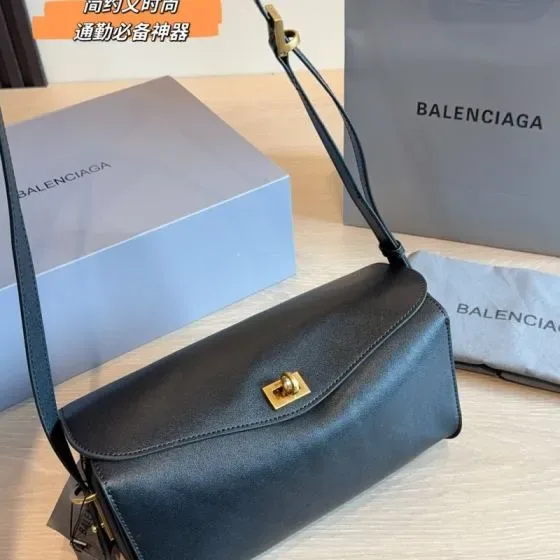 Balenciaga Editor Crossbody Bag Black Crossbody