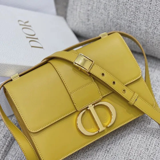 Celine 30 Montaigne Jaune Sac à rabat