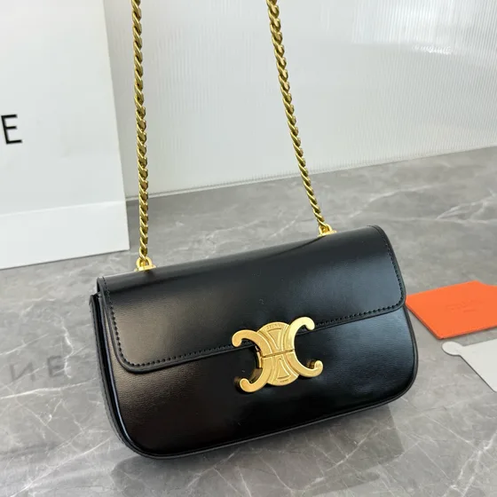 Celine Triomphe Blanco Bolso bandolera