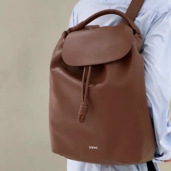 Loewe Flamenco Marron cuir everyday