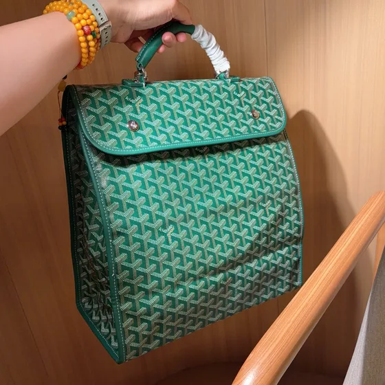 Goyard Saint Léger Groen Rugzak