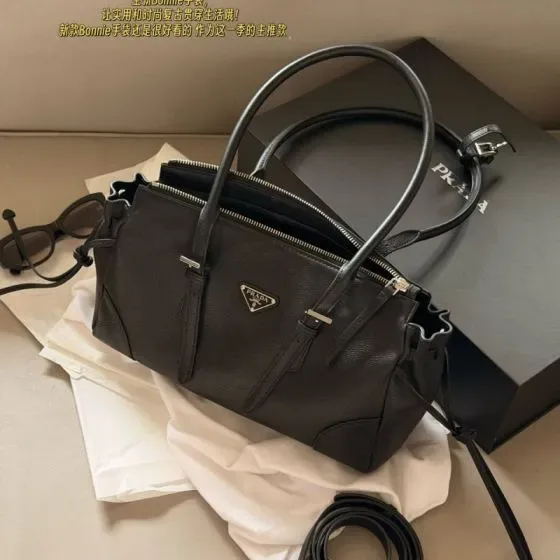 Prada Bonnie Black Top Handle