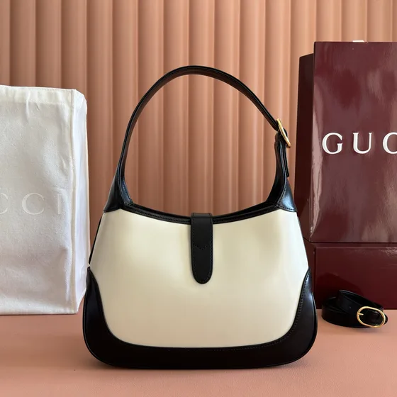 Gucci Jackie 1961 Small Shoulder Bag Trắng And Đen Shoulder Bag