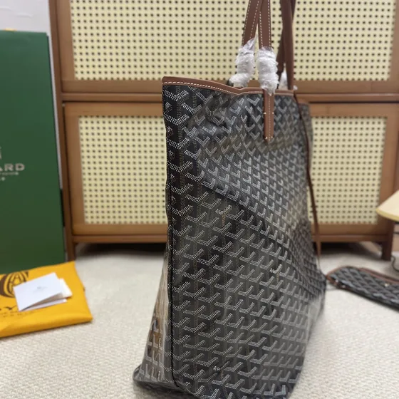 Goyard Saint Louis Gm Nero Marrone Borsa tote