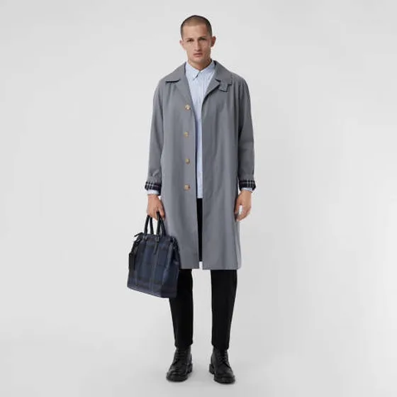 Burberry Aktväska Blå Check business