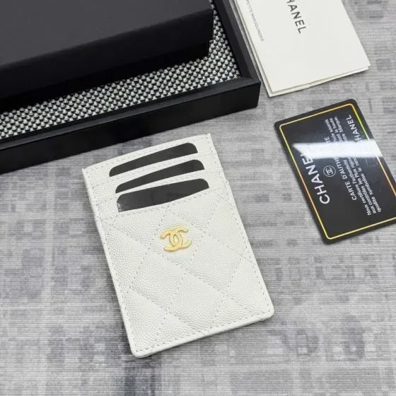 Chanel Classic Card Holder White Card Holder