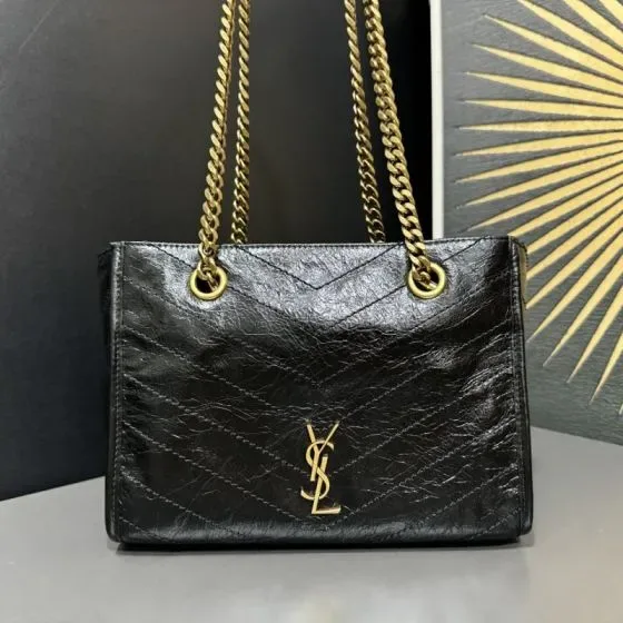 YSL Niki Shopping Tote Black Tote Bag