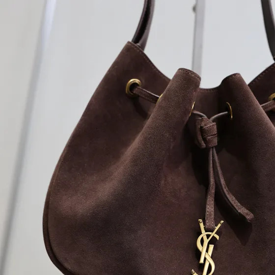 YSL Paris Vii Small Hobo Bag In Замша Коричневый Hobo