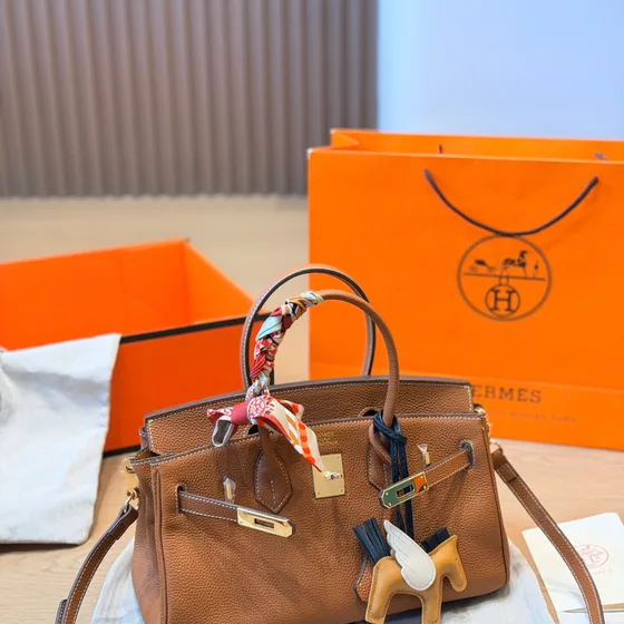 Hermes Kelly Marron Anse supérieure