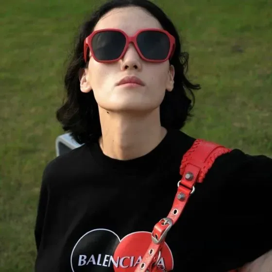 Balenciaga Le Cagole Red Crossbody