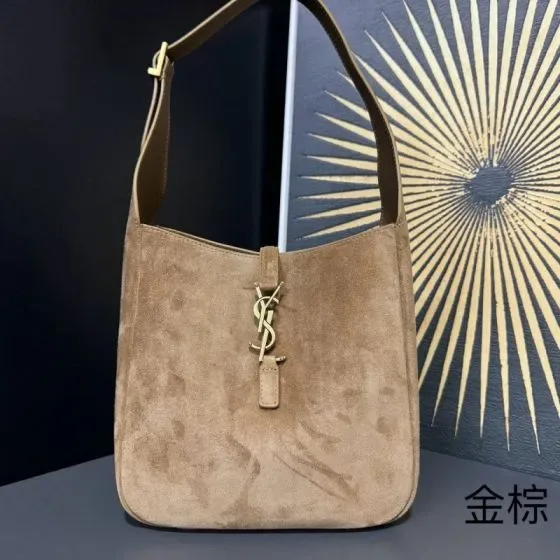 YSL Le 5 7 Hobo Bag Brown Hobo