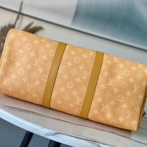 Louis Vuitton Keepall Peach Monogram travel