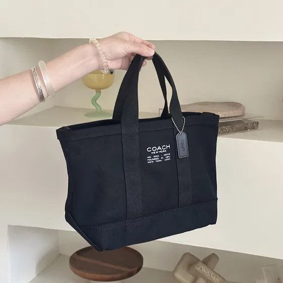 Coach Tote 20 Чёрный Сумка-шоппер