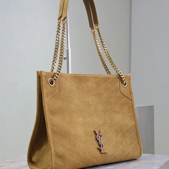 YSL Niki Borsa tote Tan Marrone Borsa tote
