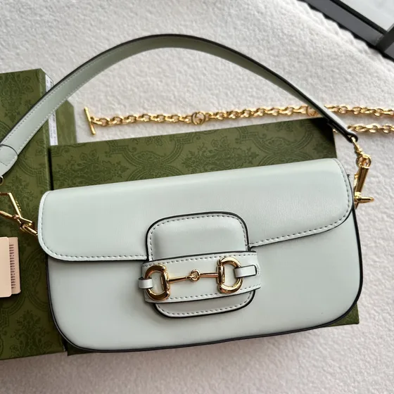 Gucci Horsebit 1955 Mini Schultertasche Light Mint Grün Schultertasche