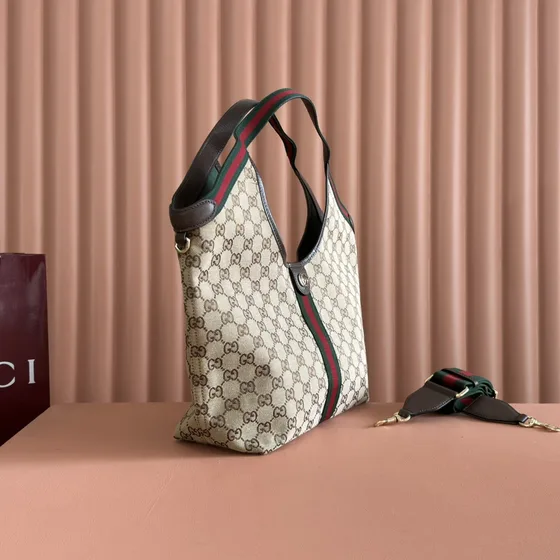Gucci Ophidia Gg Large Hobo Bag Bege Hobo