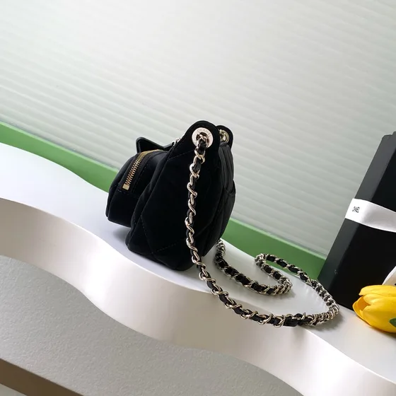 Chanel Star Zipper Crossbody Black Crossbody