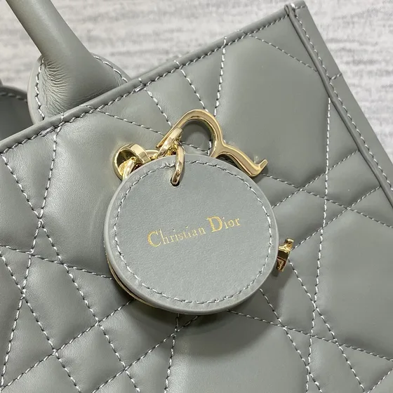 Dior Dior Book Tote Gray Shoppertasche