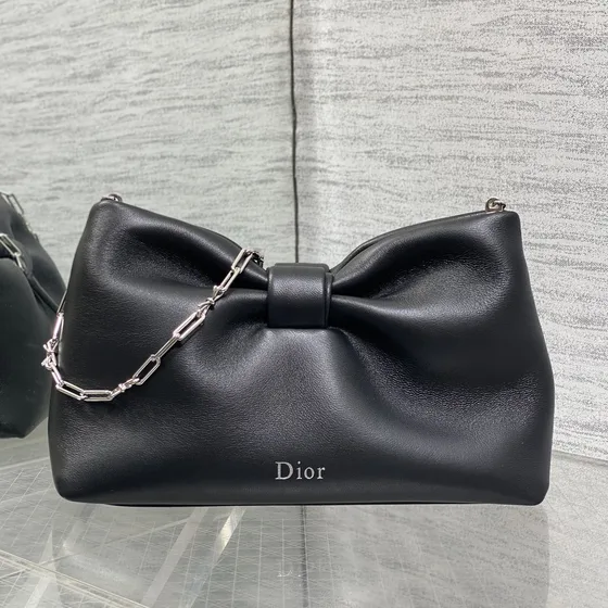 Dior Dior Knot Pochette Noir Sac épaule