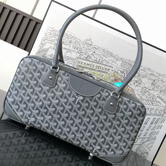 Goyard Saint Martin Gray Top Handle