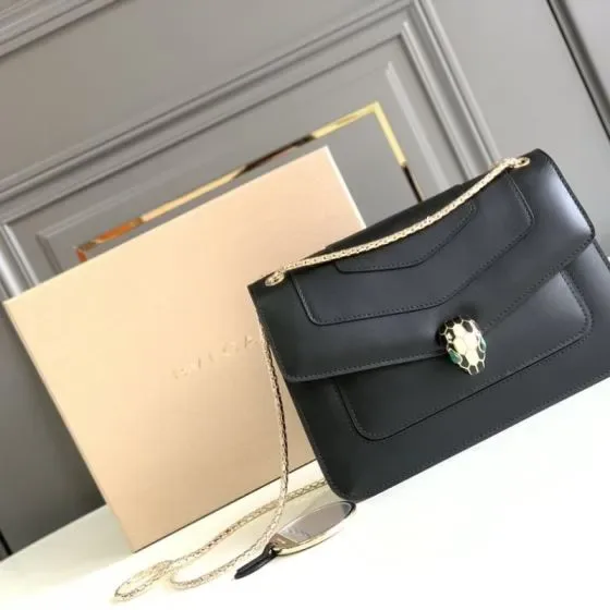 Bvlgari Serpenti Forever Black Crossbody