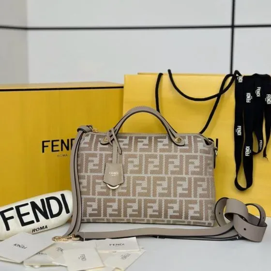 Fendi By The Way Beige Top Handle