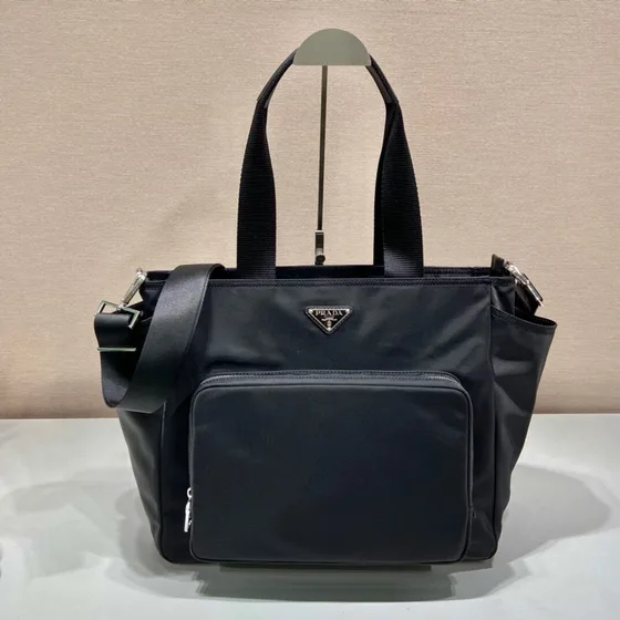 Prada Re-Nylon Tote Bag Black Tote Bag