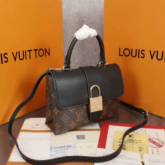 Louis Vuitton Locky Bb Brun/Sort Tophåndtag