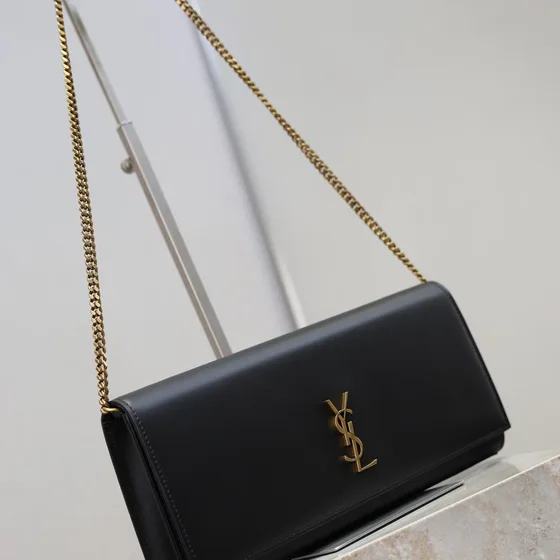 YSL Cassandre Chain Wallet Hitam Woc