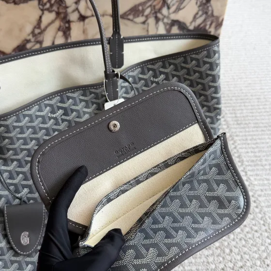 Goyard Saint Louis Tote Grå Shoppertasketur