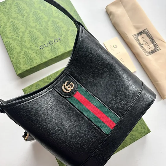 Gucci Ophidia Gg Small Shoulder Bag Đen Hobo