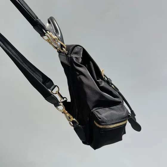 Burberry The Rucksack Military Small Backpack Black Backpack