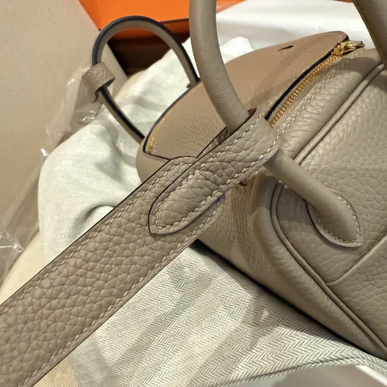 Hermes Lindy Gris Asphalte Schultertasche
