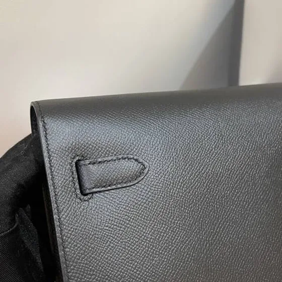 Hermes Kelly Depeches أسود 25cm business