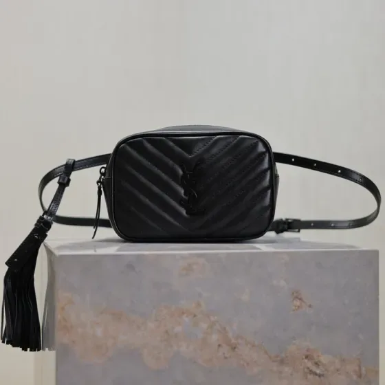YSL Lou Belt Bag Black Belt Bag