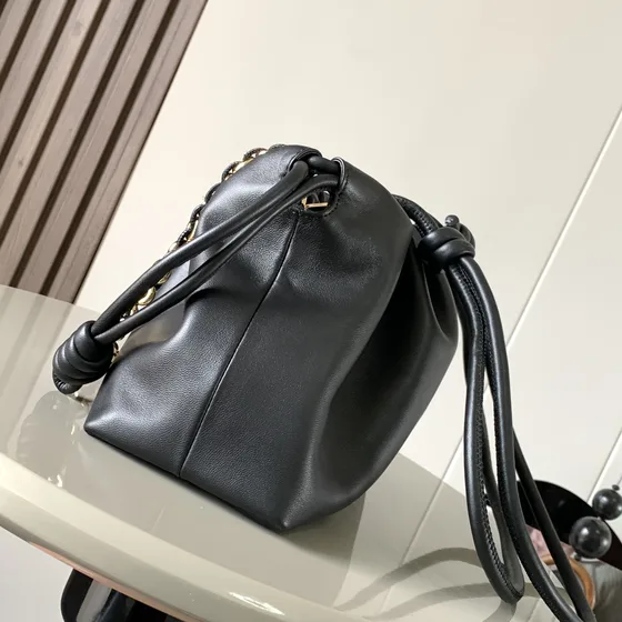 Loewe Flamenco Purse Black Shoulder Bag