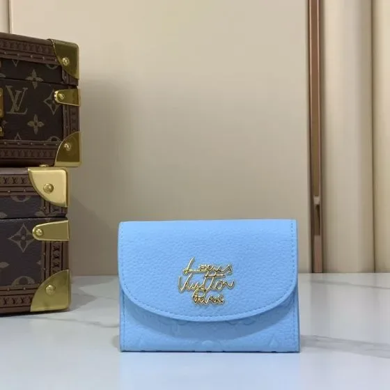 Louis Vuitton Victorine Blue Wallet